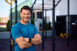 Personal trainer in New Jersey helping clients boost self-esteem and strength with customized workouts at Impact Fitness Solutions